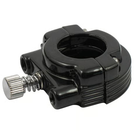 Throttle clamp set, dual cable. Black Item No: 971307
