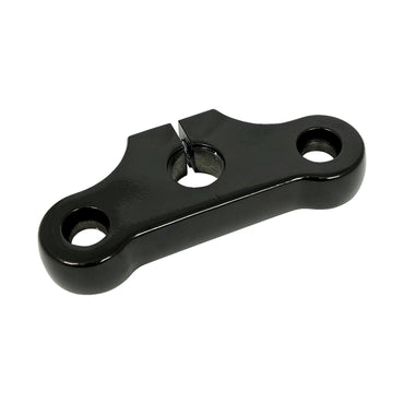 Øvre gaffelbro til Softail Springer, sort, 3° offset