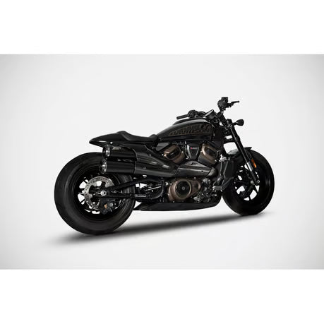Zard, Sportster S Top Gun exhaust system. Matte black Item No: 973644