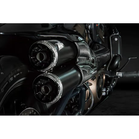 Zard, Sportster S Top Gun exhaust system. Matte black Item No: 973644
