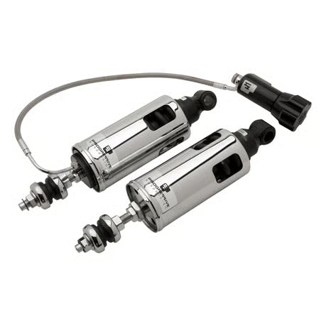 PS, 422 series shocks. STD to -2". Heavy Duty. RAP. Chrome Item No: 974653