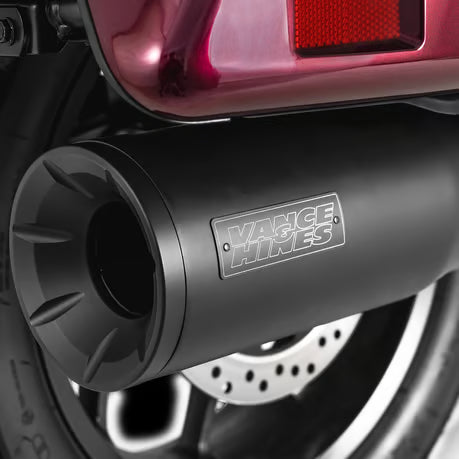 Vance & Hines, Hi-output slip-on muffler. matte black Item No: 974969