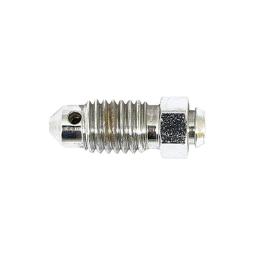 Bremseudluftningsskrue i krom, 10 mm x 1,50 x 27,50