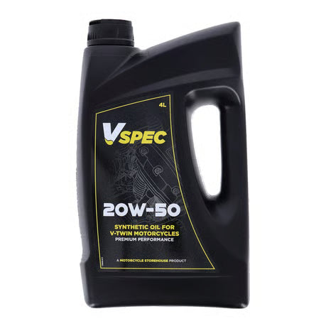 Vspec, 20W50 Full Synthetic motor oil. 4 liter bottle Item No: 975489