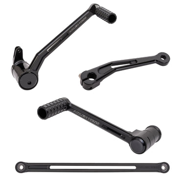 Arlen Ness Speedliner solo gearskiftesæt, sort