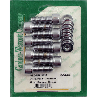 Gardner-Westcott cylinderbundskruer, krom