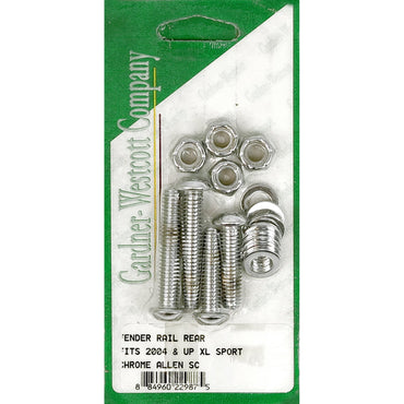 Gardner-Westcott monteringssæt til skærmstivere, krom