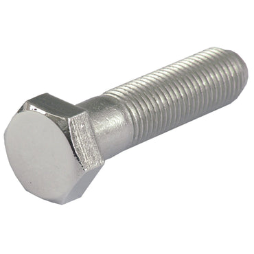 Poleret rustfri sekskantbolt 1/2-20 x 1 3/4"