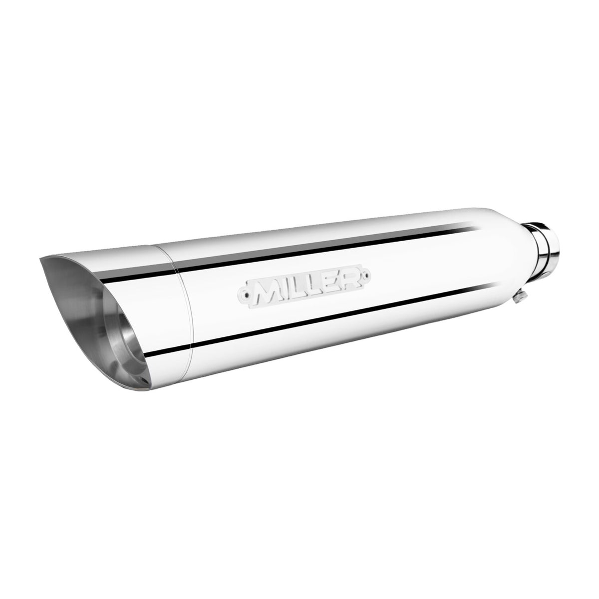 Miller Independence 2-1 slip-on lyddæmper, poleret