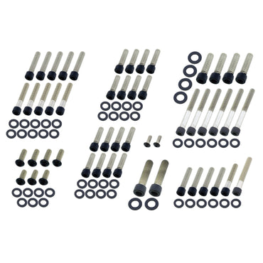 Screws4Bikes motorskruer – mat sort rustfrit stål