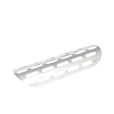 MCS Universal varmeskjold med slidser, 22,9 cm, krom