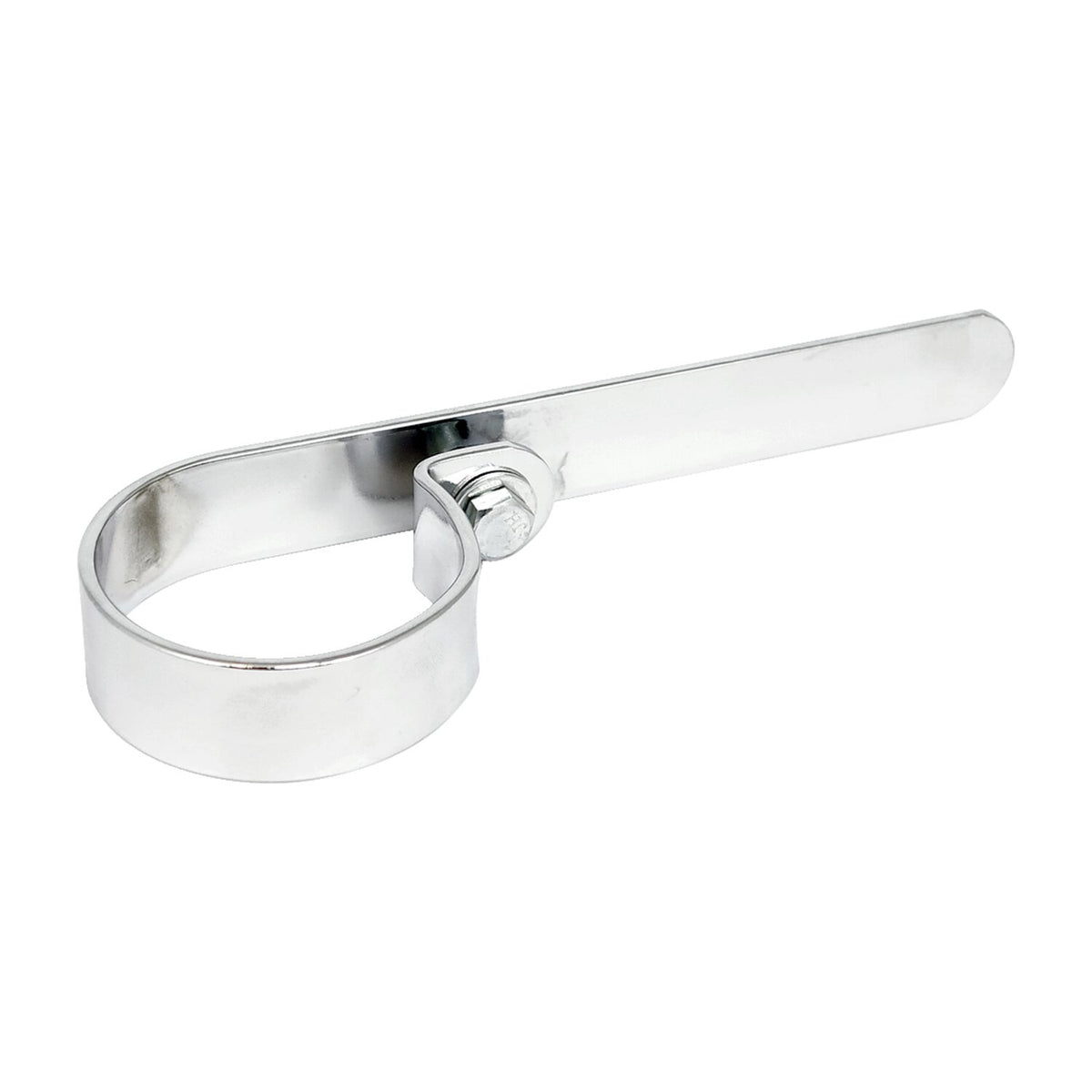 Paughco P-clamp til lyddæmper, 2-1/2", krom