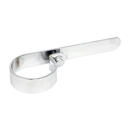 Paughco P-clamp til lyddæmper, 2-1/2", krom