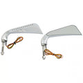 California LED turn signal mirror set. Chrome Item No: 980603