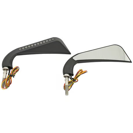 California LED turn signal mirror set. Black Item No: 980605