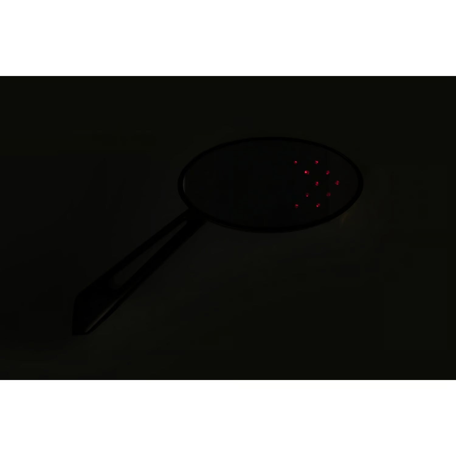 LED cateye turn signal mirror set. Black, amber front lens Item No: 980826