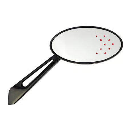 LED cateye turn signal mirror set. Black, amber front lens Item No: 980826