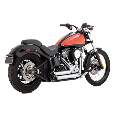 Vance & Hines Shortshots Staggered udstødning, krom