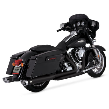 Vance & Hines Dresser Duals crossover-forrør, sort