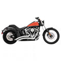Vance & Hines, 2-1/2" big radius 2-2 exhaust. chrome Item No: 982434