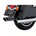 Vance & Hines, 4" Twin Slash Round slip-on mufflers. Chrome Item No: 982438