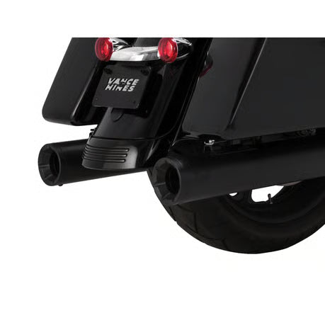 Vance & Hines, 4" Eliminator 400 slip-on mufflers. Black Item No: 982443