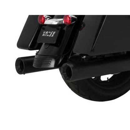 Vance & Hines 4" Eliminator 400 Slip-On Udstødning – Matsort (Til Harley Touring 2017–2026)
