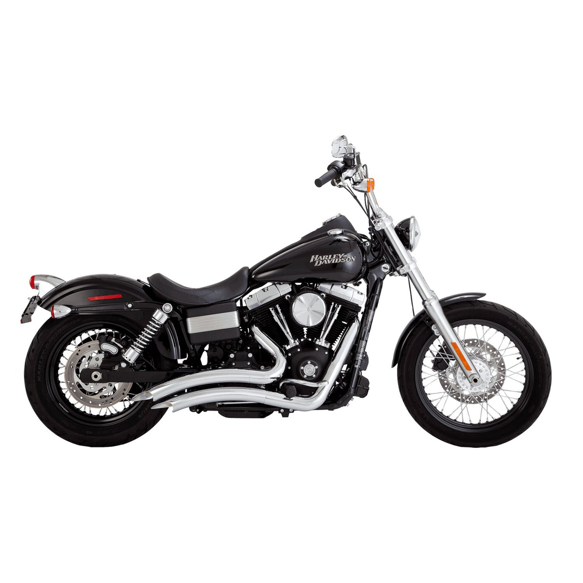Vance & Hines Big Radius 2-2 udstødning, krom