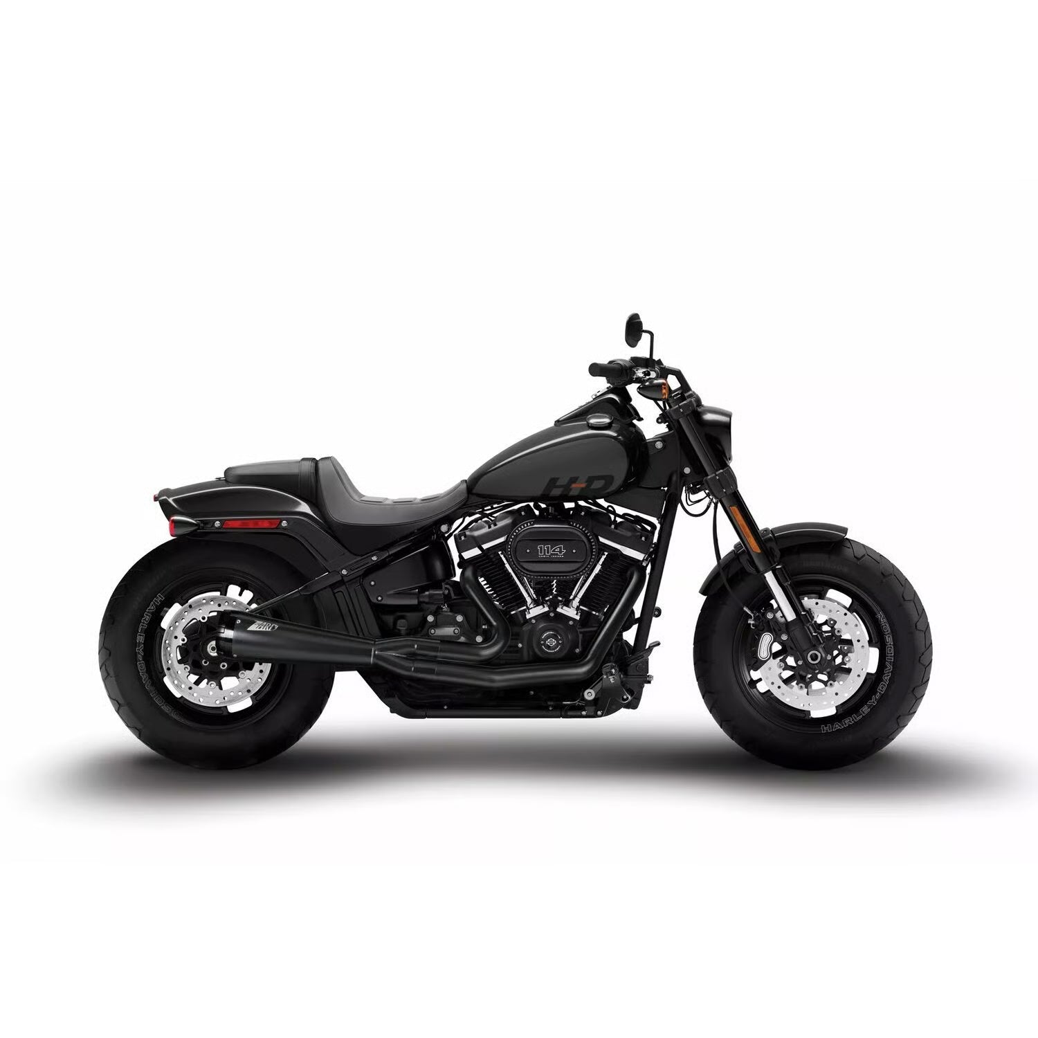 Zard, M8 Softail 2-1 Full kit exhaust system. Black Item No: 982525