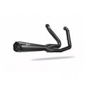Zard, M8 Softail 2-1 Full kit exhaust system. Black Item No: 982525