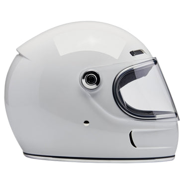 Biltwell Gringo SV hjelm, blank hvid