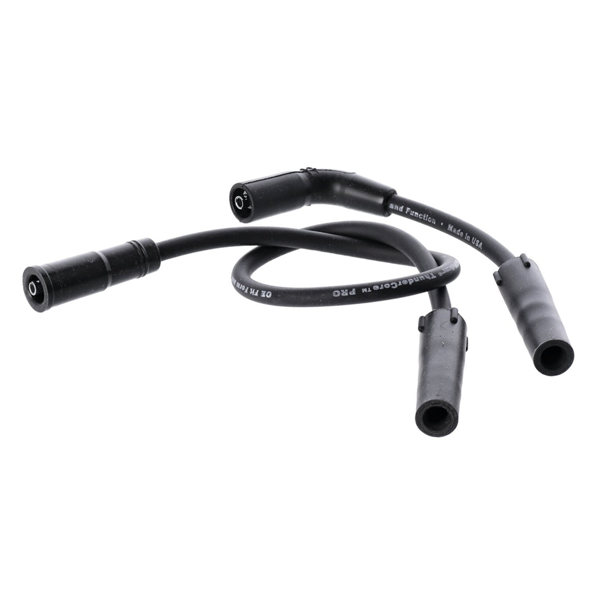 CV Performance ThunderCore Pro tændrørskabelsæt, sort
