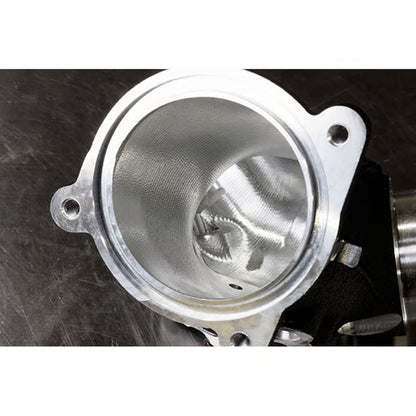 S&S Premium M8 55mm CNC-Ported Indsugningsmanifold (Sort) – Det Ultimative Indvendigt Polerede High-Flow Kit til Milwaukee-Eight