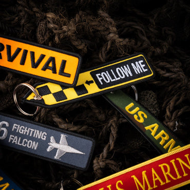 Army Surplus Follow Me nøglering