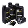 MCS, engine oil service kit. 20W50 Synthetic Item No: 985788