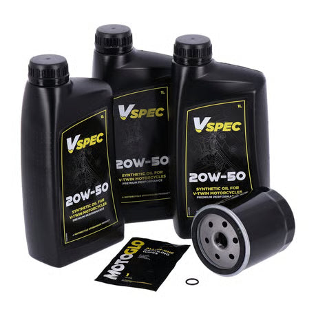 MCS, engine oil service kit. 20W50 Synthetic Item No: 985788