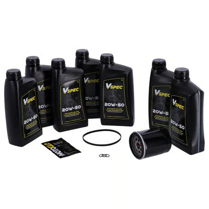 MCS "Big Oil" Service-kit 20W50 Fuldsyntetisk (Harley Softail 18-26)