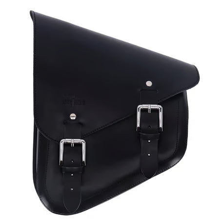 Longride, swingarm bag. Smooth, black leather Item No: 986383