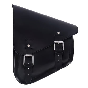Longride, swingarm bag. Smooth, black leather Item No: 986383
