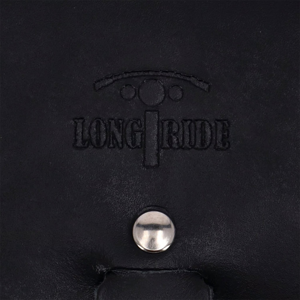Longride, swingarm bag. Smooth, black leather Item No: 986383