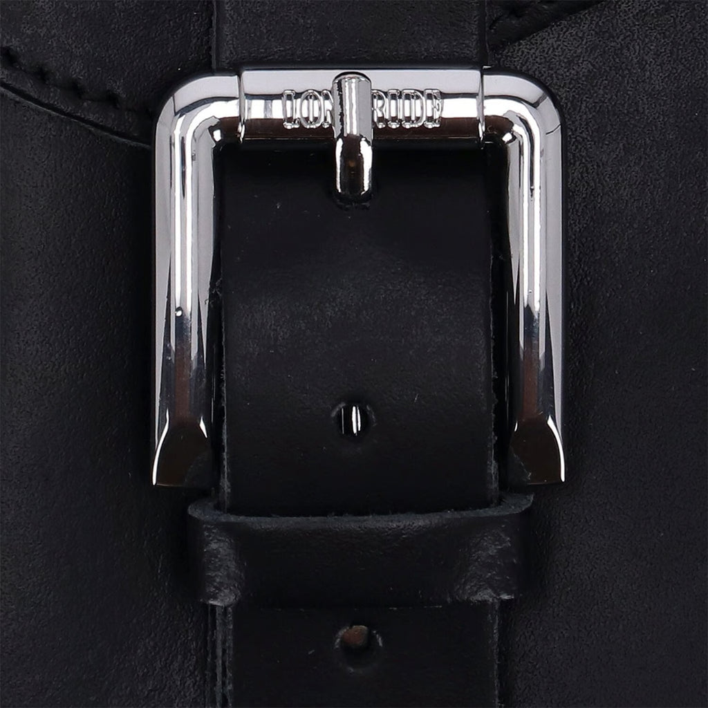 Longride, swingarm bag. Smooth, black leather Item No: 986383
