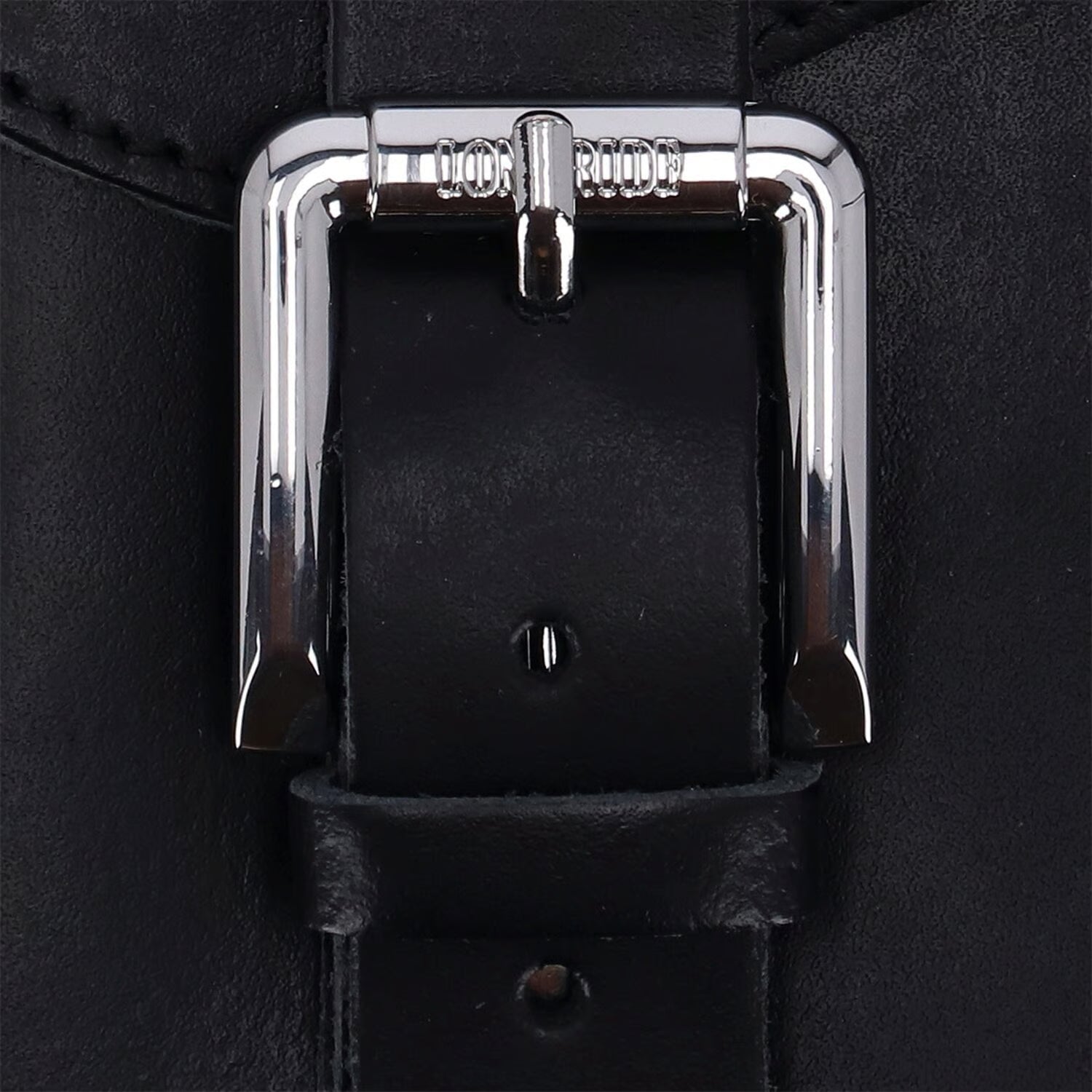 Longride, swingarm bag. Smooth, black leather Item No: 986383