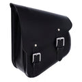 Longride, swingarm bag. Smooth, black leather Item No: 986383