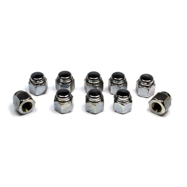 Colony krombelagte hættemøtrikker M6 (1,0), 6 mm – 10 stk.