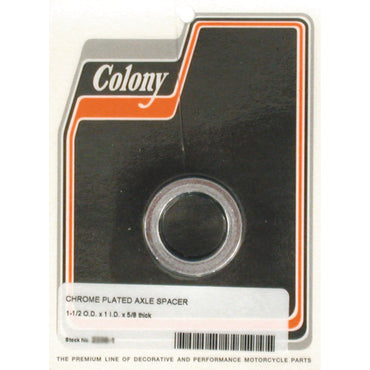Colony universelt akselafstandsstykke, krom, 5/8"