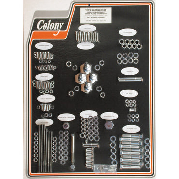 Colony motorskruesæt i krom, OEM-stil