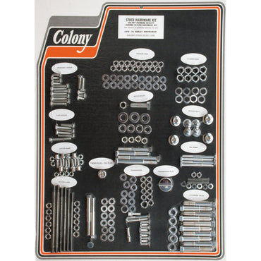 Colony motorskruessæt, krom – OEM-stil