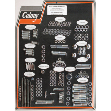 Colony motorskruesæt – krom, OEM-stil