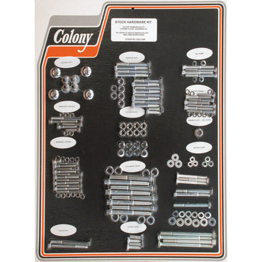 Colony motorskruersæt – krom, OEM-stil