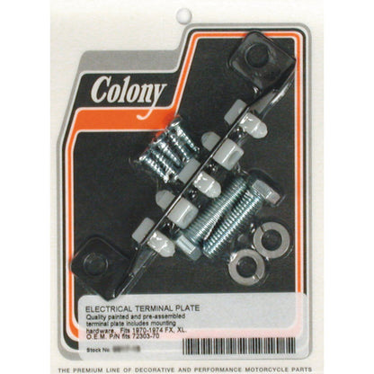 Colony elektrisk terminalplade, for-monteret